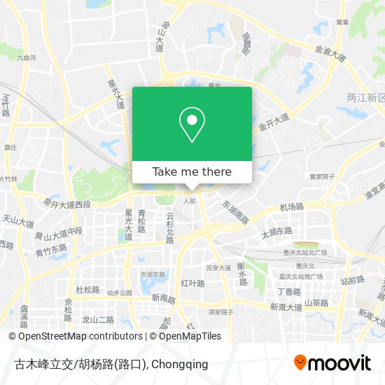 古木峰立交/胡杨路(路口) map