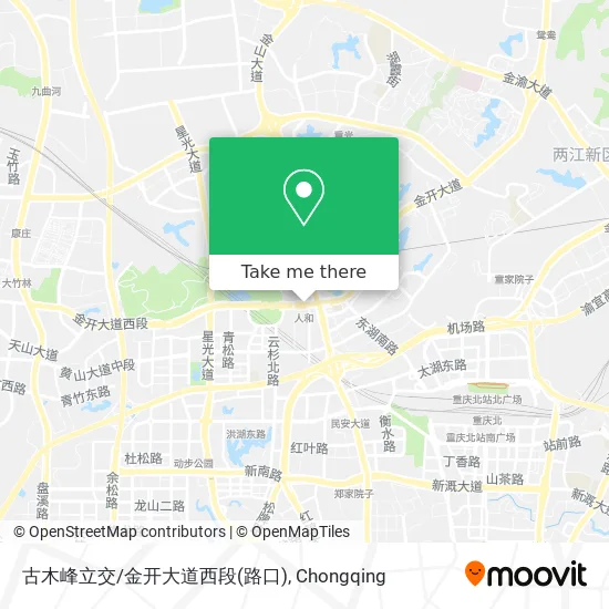 古木峰立交/金开大道西段(路口) map