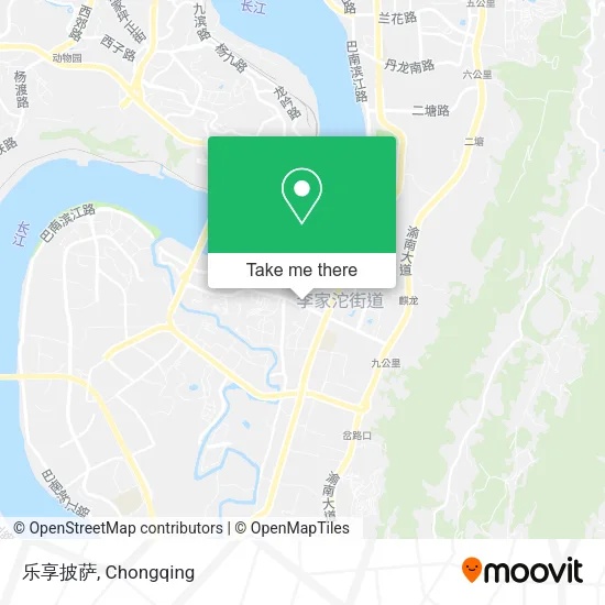 乐享披萨 map