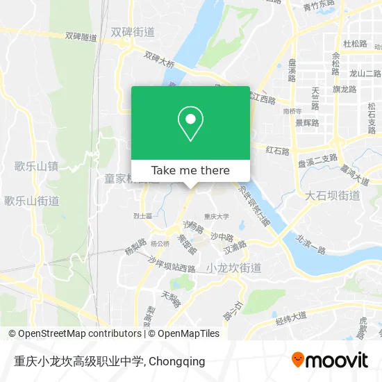 重庆小龙坎高级职业中学 map