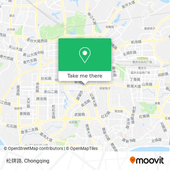 松牌路 map