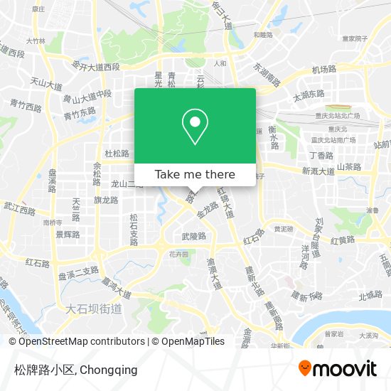 松牌路小区 map