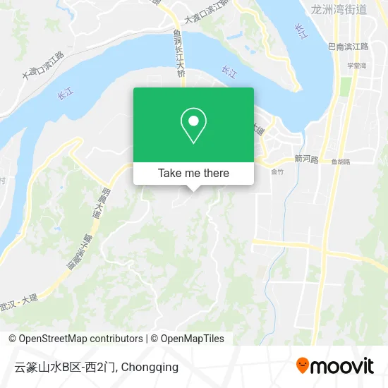 云篆山水B区-西2门 map