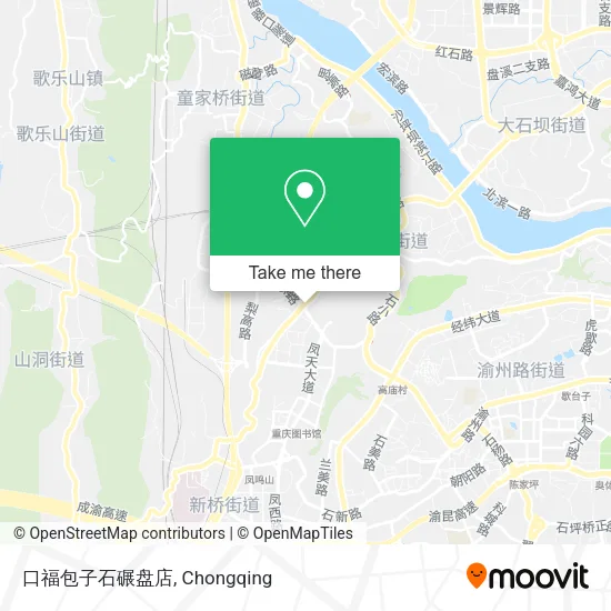 口福包子石碾盘店 map