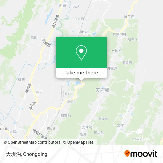 大坝沟 map