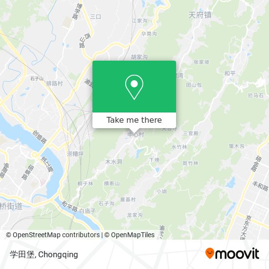 学田堡 map