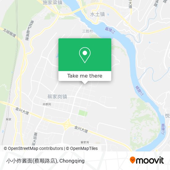 小小炸酱面(蔡顺路店) map