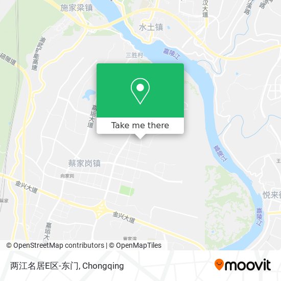 两江名居E区-东门 map