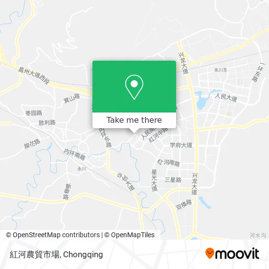 紅河農貿市場 map