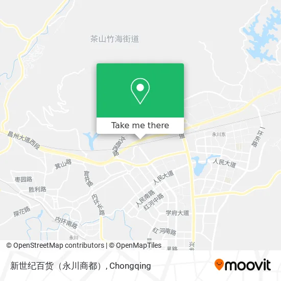 新世纪百货（永川商都） map
