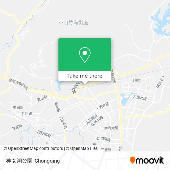 神女湖公園 map