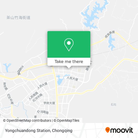 Yongchuandong Station map