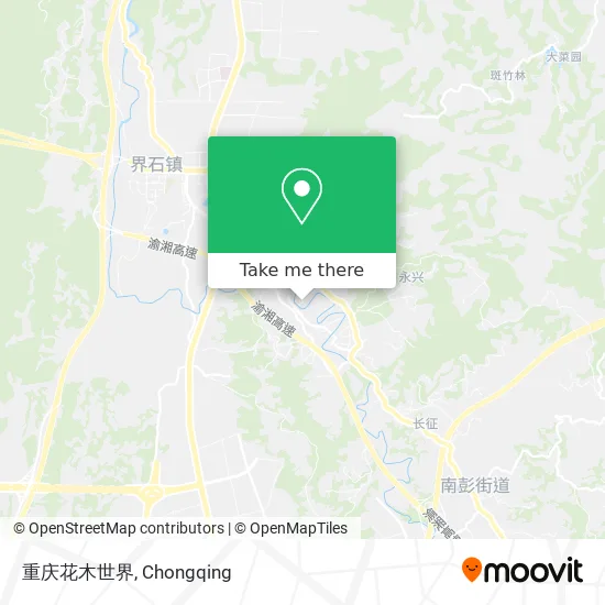 重庆花木世界 map