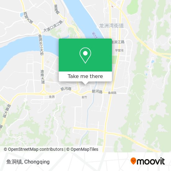 鱼洞镇 map