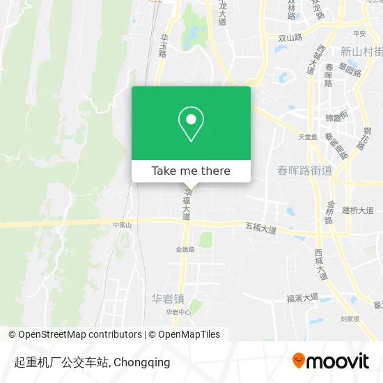 起重机厂公交车站 map