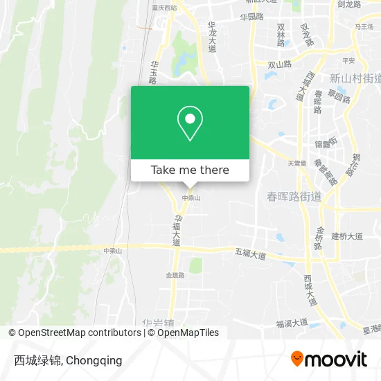 西城绿锦 map