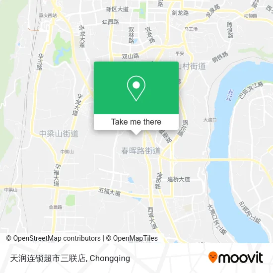 天润连锁超市三联店 map