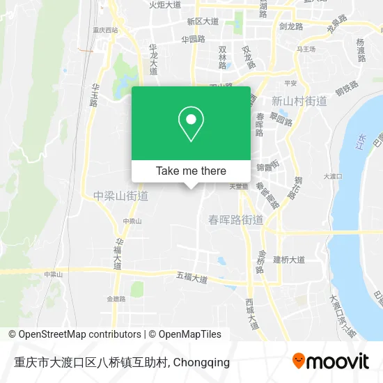 重庆市大渡口区八桥镇互助村 map