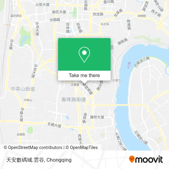 天安數碼城.雲谷 map