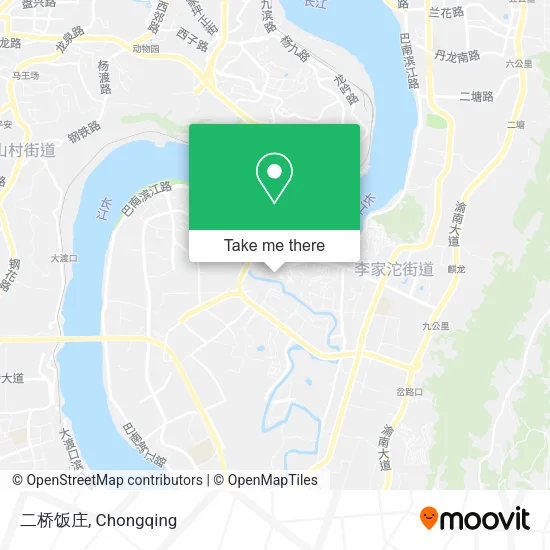 二桥饭庄 map