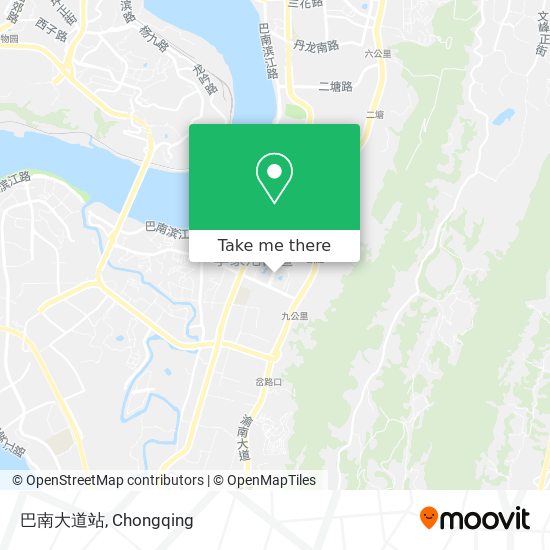 巴南大道站 map