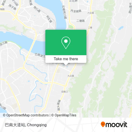 巴南大道站 map