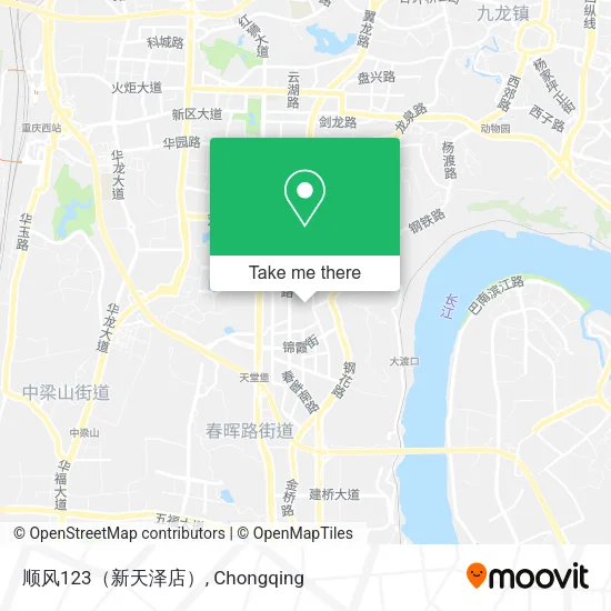 顺风123（新天泽店） map