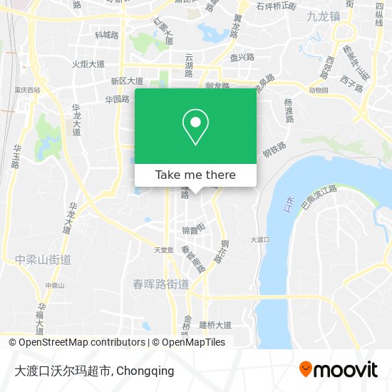 大渡口沃尔玛超市 map