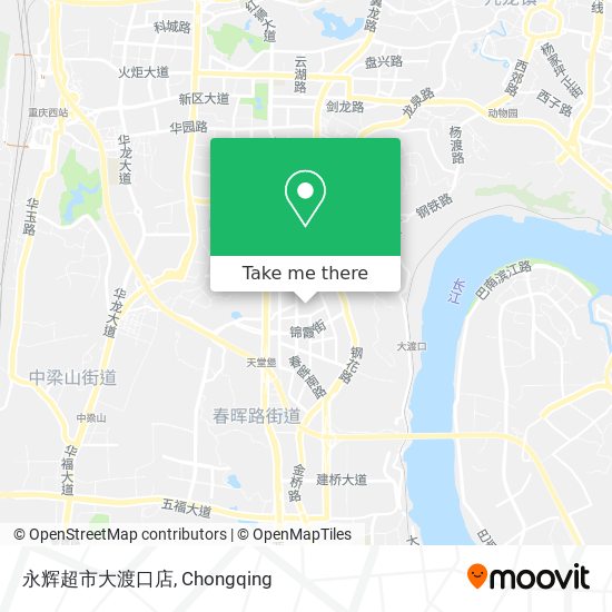 永辉超市大渡口店 map