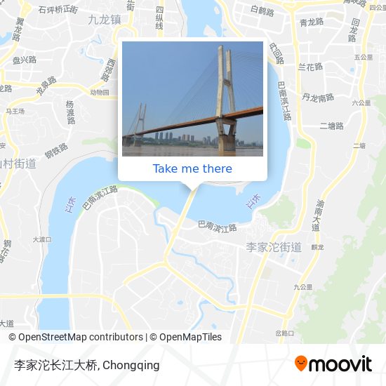 李家沱长江大桥 map