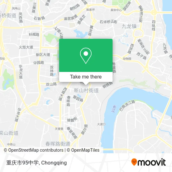 重庆市95中学 map