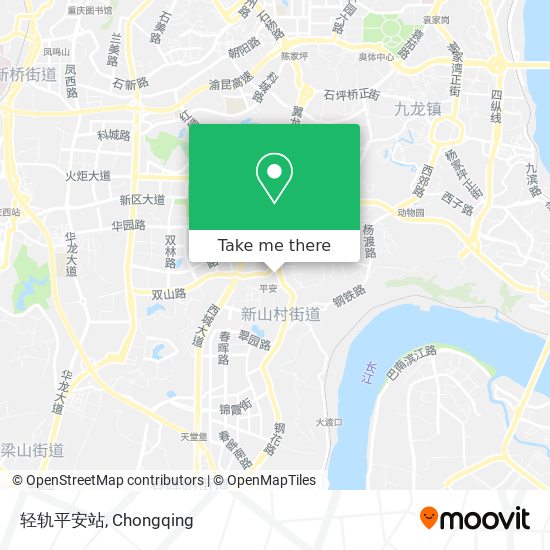 轻轨平安站 map