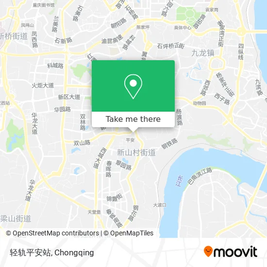 轻轨平安站 map