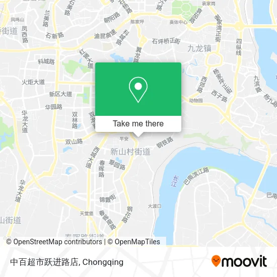 中百超市跃进路店 map