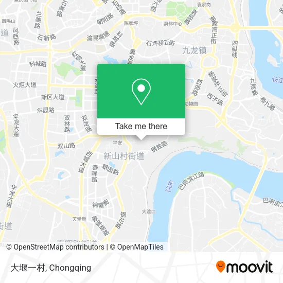 大堰一村 map