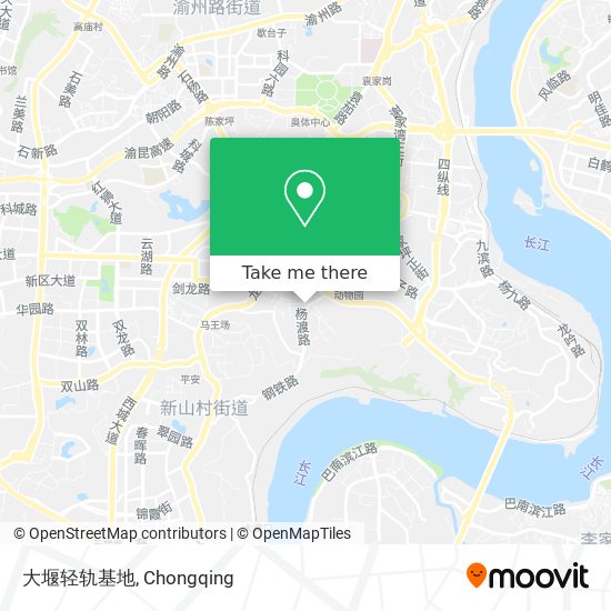大堰轻轨基地 map