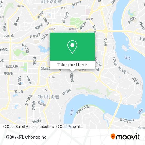 顺通花园 map