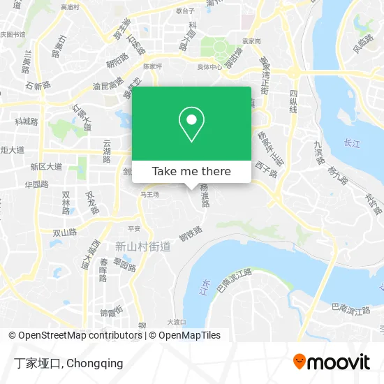 丁家垭口 map