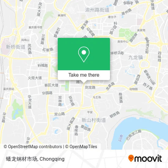 蟠龙钢材市场 map