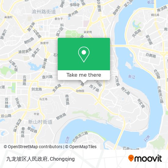 九龙坡区人民政府 map