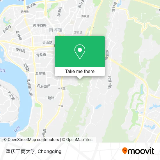 重庆工商大学 map