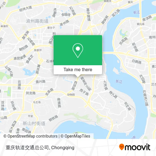 重庆轨道交通总公司 map
