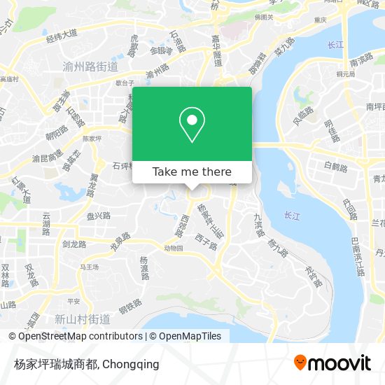 杨家坪瑞城商都 map