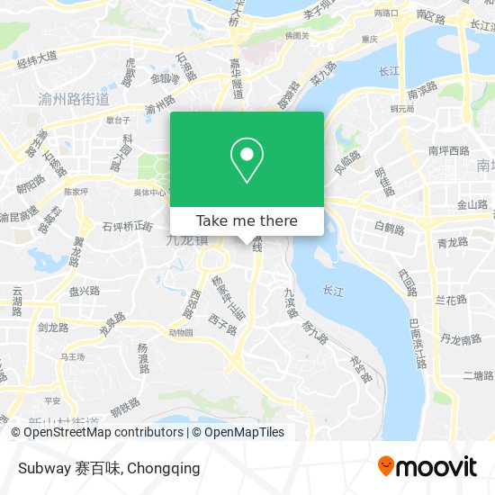 Subway 赛百味 map