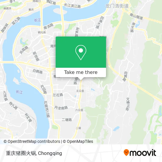 重庆猪圈火锅 map