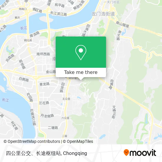 四公里公交、长途枢纽站 map
