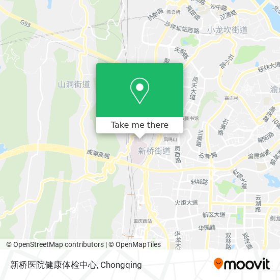 新桥医院健康体检中心 map