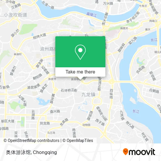 奥体游泳馆 map