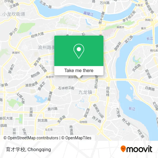 育才学校 map