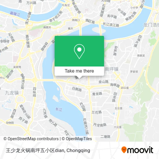 王少龙火锅南坪五小区dian map